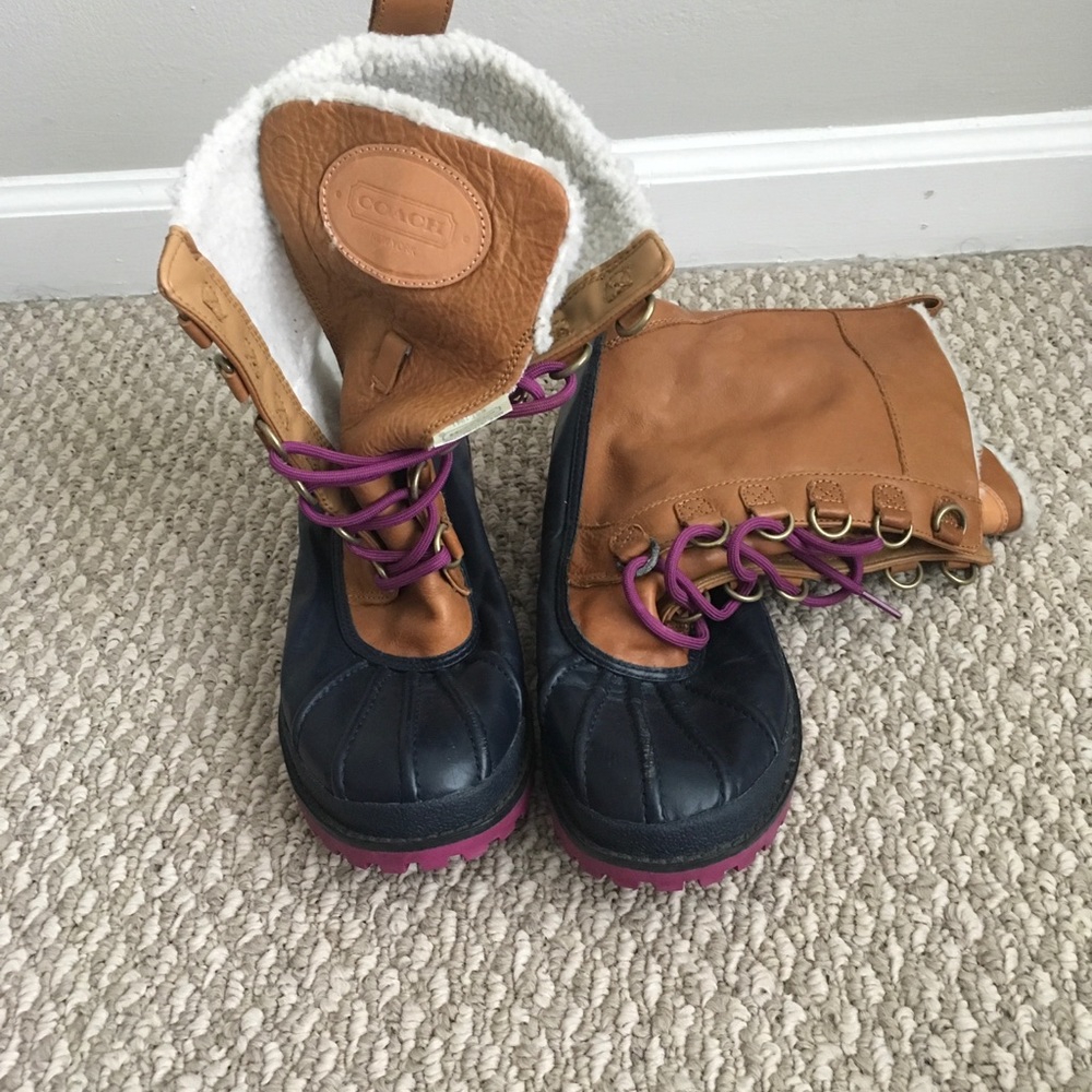 Coach snow boots